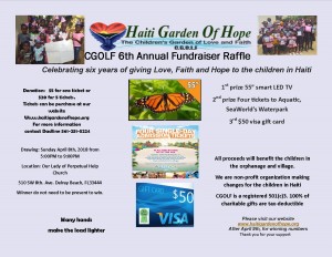 CGOLF 6th annual fundraiser flyer